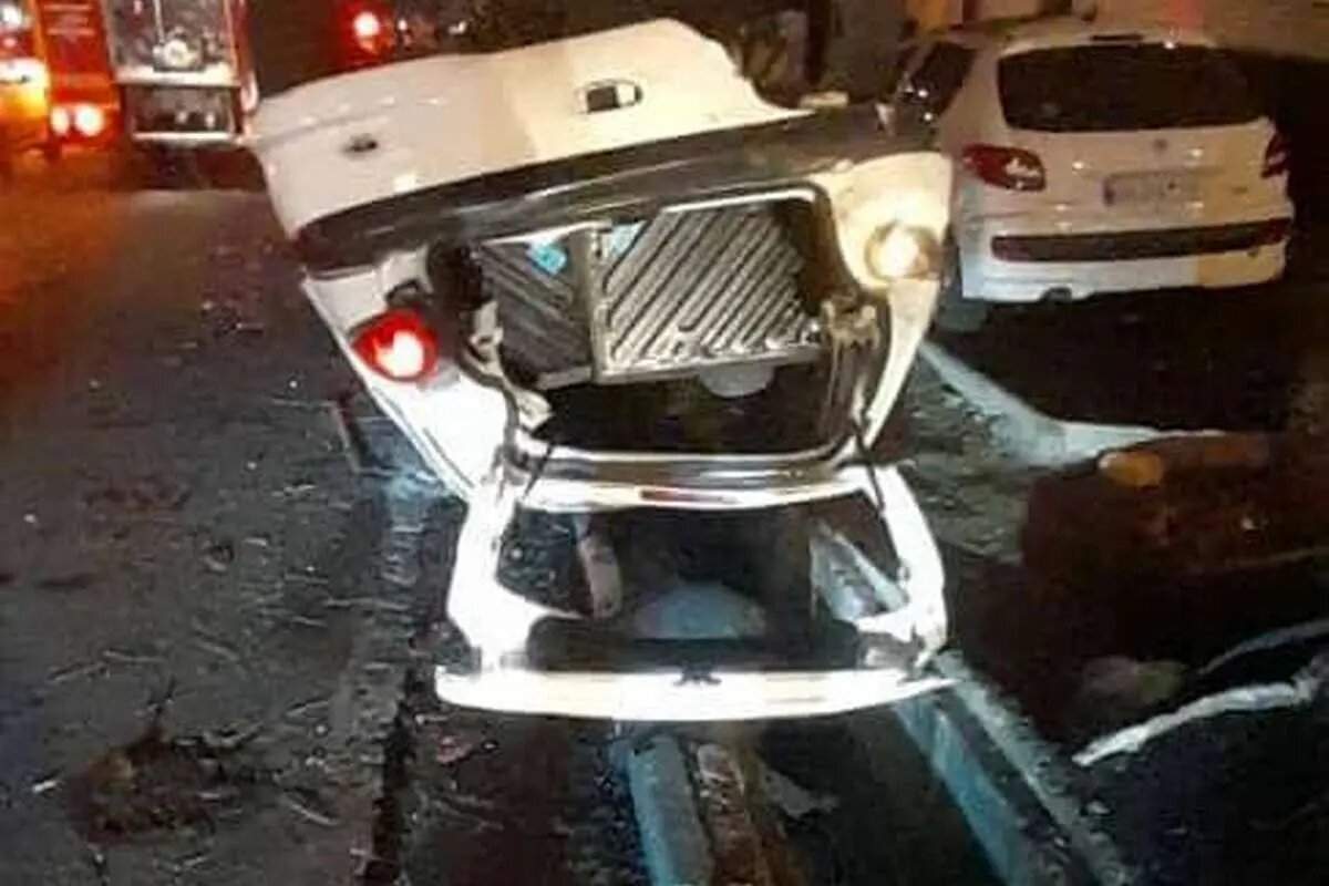 ببینید | تصادف زنجیرهای در بزرگراه باقری تهران ببینید | تصادف زنجیرهای در بزرگراه باقری تهران