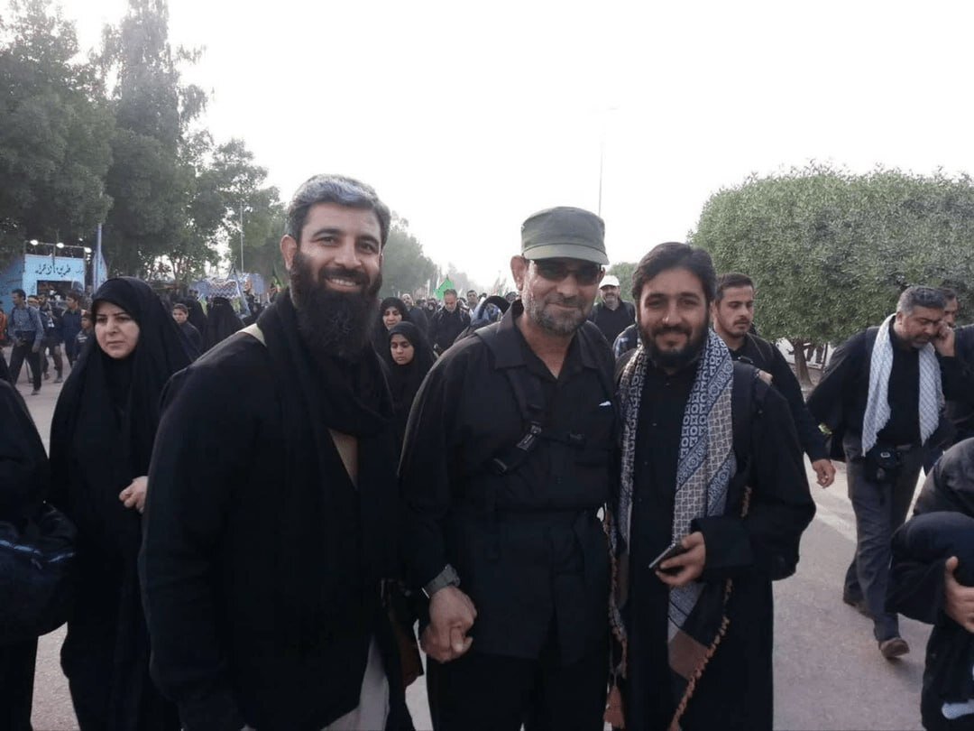 تصویر خندان فرماندهان شهید سردار پاکپور و سردار تنگسیری